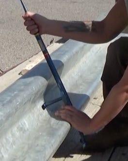Highway Guardrail Installation tool, Fulton Tool Co Universal Inverter